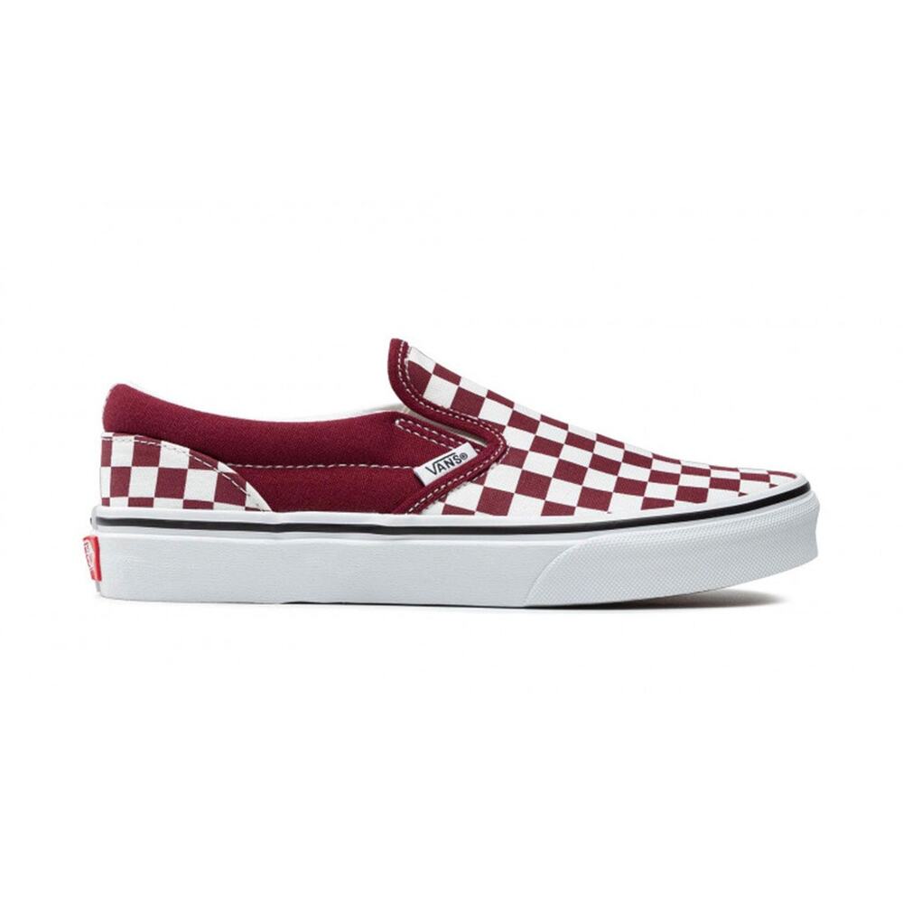 NEW Vans Classic Slip-On Checkerboard Pomegranate White 5.5Y/7 Womens 7 - Picture 3 of 9